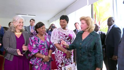 La Première Dame Dominique Ouattara lance les activités du partenariat ivoiro-américain contre le travail des enfants