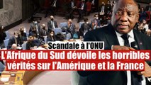 L'Afrique du Sud frappe l'Amérique et la France avec une accusation choc