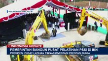 Jokowi Letakan Batu Pertama Pembangunan Pusat Pelatihan PSSI di IKN