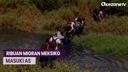 Hukum di Perbatasan Lemah, Migran Meksiko Banjiri AS