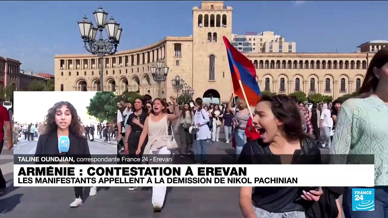 Haut-Karabakh : à Erevan, les manifestants accusent Nikol Pachinian de "traîtrise"