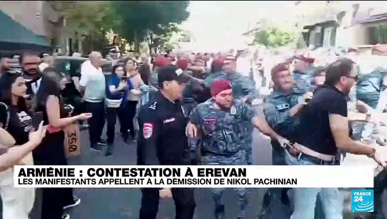 Haut-Karabakh : à Erevan, les manifestants accusent Nikol Pachinian de "traîtrise"