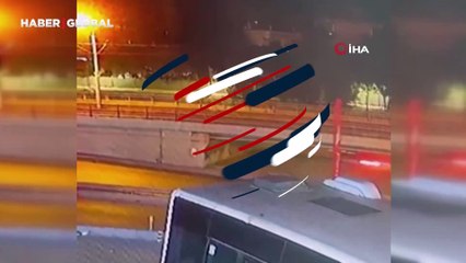 Bahçelievler'de 4 kişiye ecel olan feci kaza anlarının görüntüsü ortaya çıktı!