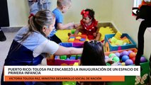 Tolosa Paz encabezó la inauguración de un Espacio de Primera Infancia