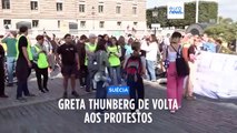 Greta volta aos protestos