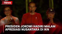 Jokowi Berterima Kasih kepada Masyarakat dan Pekerja saat Hadiri Malam Apresiasi Nusantara di IKN