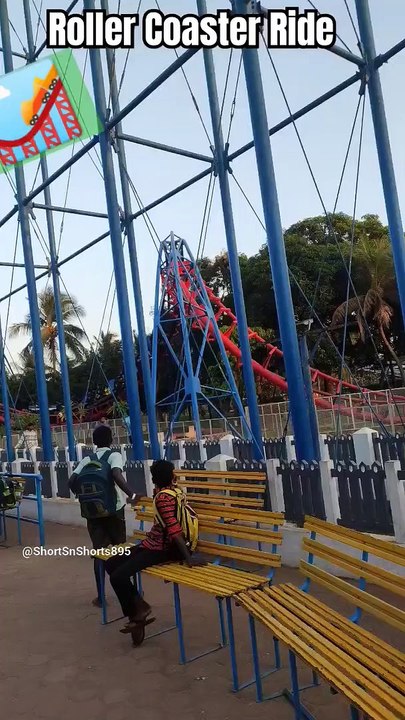 Roller coaster    amusement ride #shorts