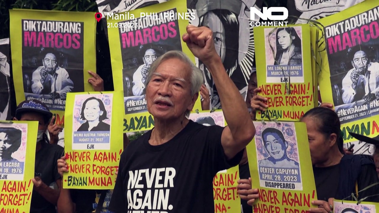 فيديو: ناشطون فلبينيون يتجمعون لإحياء ذكرى فرض الأحكام العرفية