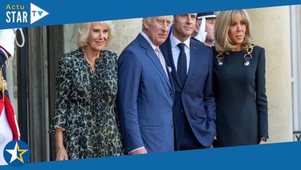 Charles III et Camilla quittent l'Elysée  accolades, bises    Des au revoir plein d'affection pour