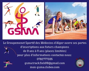 La reprise GSMA athlétisme