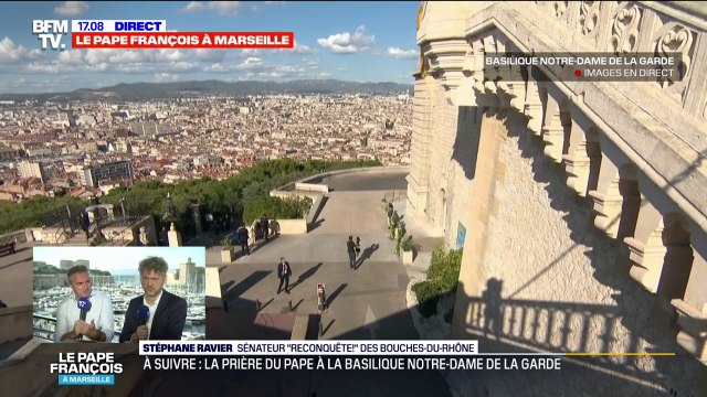 Visite du pape à Marseille: Le pape fait de la politique, nous parle d'immigration et il a tendance à nous culpabiliser un peu , estime Stéphane Ravier (sénateur Reconquête des Bouches-du-Rhône)
