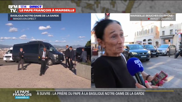 On attend avec impatience : Les Marseillais espèrent pouvoir apercevoir le pape sur son chemin vers la basilique Notre-Dame de la Garde