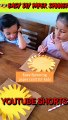 EASY DIY Paper Spinner for Kids Crafts - Fun and Simple Toy to Make #diy #crafts #shorts