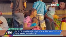 OLA DE MIGRANTES OBLIGA A FRENAR TRENES DE CARGA EN MÉXICO
