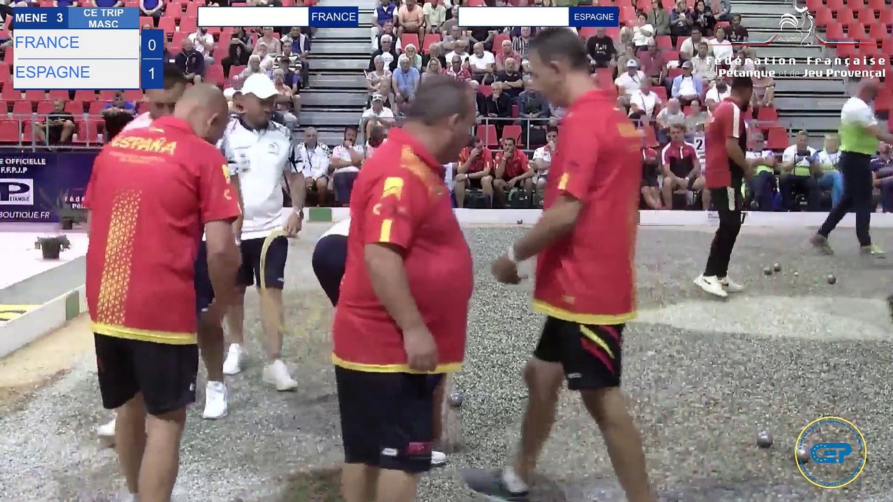 CHAMPIONNATS D'EUROPE - ALBERTVILLE 2023 - TOUR 5 FRANCE VS ESPAGNE