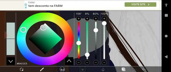 Desenhar Hadassa Bravery no IbisPaintX Android Parte 7