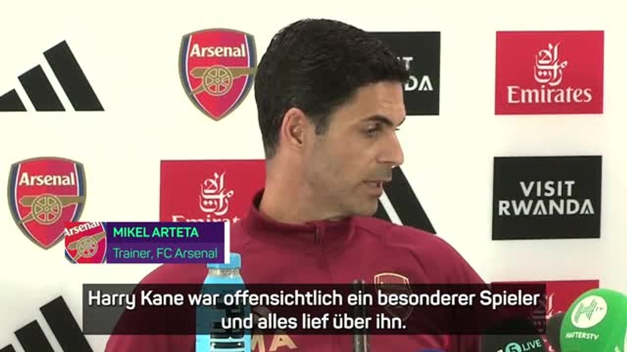 Arteta vor Tottenham: 'Alles lief über Kane'