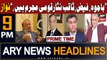ARY News 9 PM Headlines 22nd Sept 2023 | Nawaz Sharif's Big Statement | Prime Time Headlines