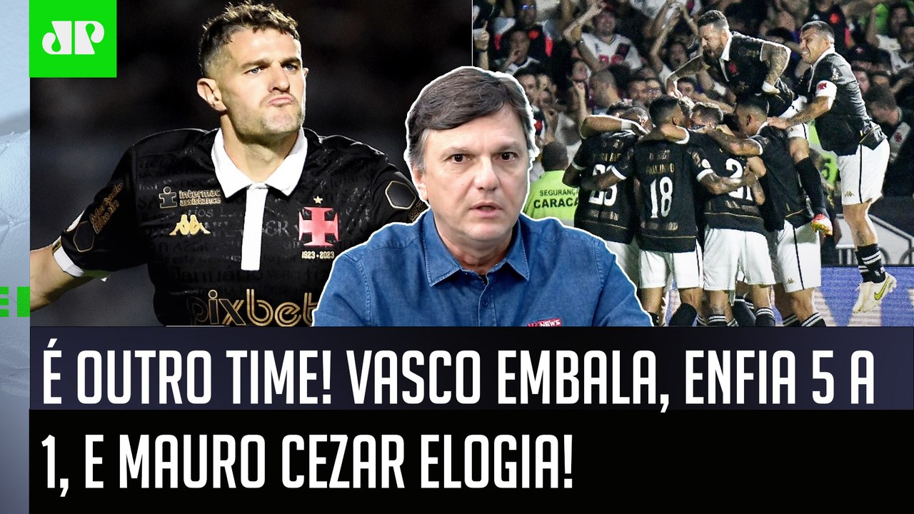 "O Vasco tá numa EVOLUÇÃO IMPRESSIONANTE! FEZ 9...