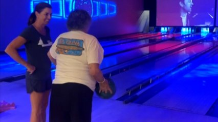 When you're a woman of many talents but bowling isn't one of them *GRANDMA FAIL!*