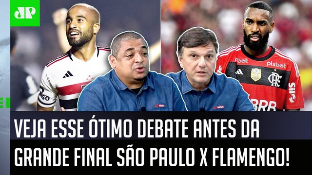 Olha, se o Flamengo FIZER ISSO contra o São Paulo, vai... VEJA esse BAITA DEBATE antes da FINAL!