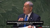 Netanyahu all'Onu: Israele e Arabia Saudita vicini a una pace storica