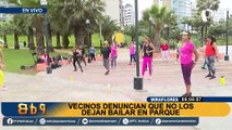 Miraflores: mujeres denuncian que municipio está prohibiéndoles hacer ejercicio en parque