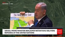 Israeli Prime Minister Benjamin Netanyahu Delivers Remarks At The United Nations