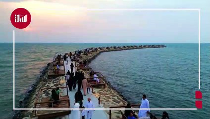 عدسة "سبق" ترصد كثافة الزوَّار على ممر الغروب بجازان للاستمتاع باعتدال الأجواء