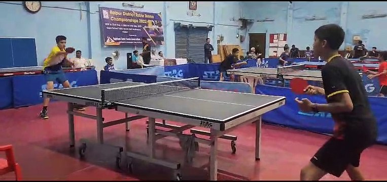 जिला स्तरीय टेबल टेनिस प्रतियोगिता- सीनियर में करण मल्होत्रा और अंचल बरेठ विजेता