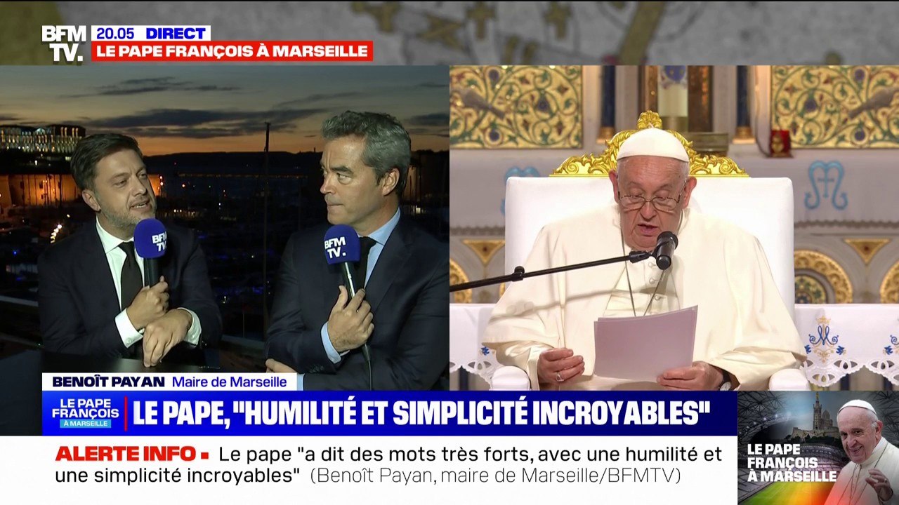 Discours du pape François sur les migrants en Méditerranée: "Il convoque notre humanité et nous interroge", pour le maire de Marseille Benoît Payan