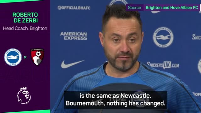 De Zerbi urges side to bounce back after European defeat