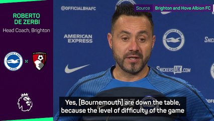 De Zerbi urges side to bounce back after European defeat