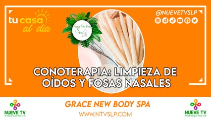 Conoterapia: limpieza de oídos y fosas nasales