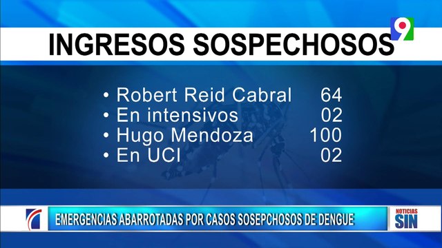 164 pacientes incluidos en hospitales pediátricos por dengue | Primera Emisión SIN