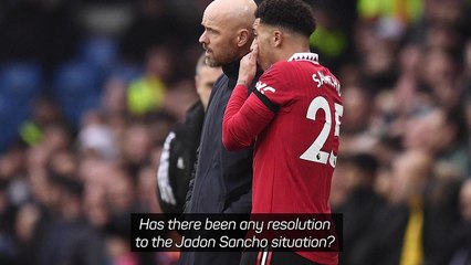 Ten Hag speaks about Sancho's future at Manchester United