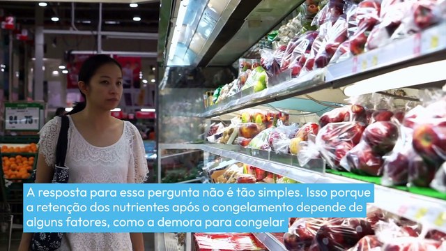 Fruta congelada sem perder os nutrientes: aprenda como