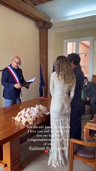 Carla Ginola s'est mariée avec Adrien Rosenpick à Saint-Tropez ce 21 septembre 2023
