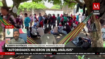 En dos días han llegado 18 mil migrantes a la frontera: "Gobiernos se avientan la bolita"