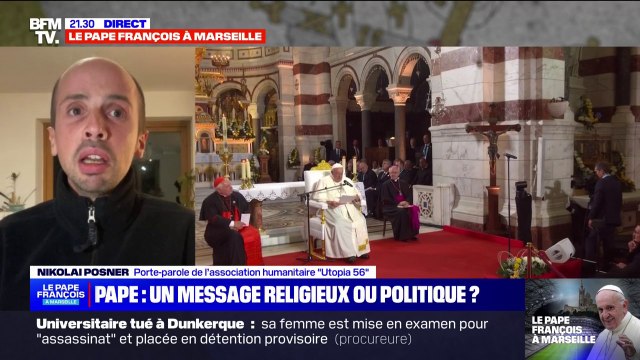 Discours du pape François sur les migrants en Méditerranée: On remercie cette prise de parole avec l'écho et l'importance qu'il a dans le monde , affirme Nikolai Posner (association Utopia 56 )