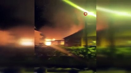 Zonguldak'ta Ahşap Bina Yangını Panik Yarattı