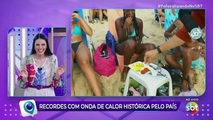 Leo Dias elogia repórter ao vivo e o deixa sem graça: "Bonitinho"