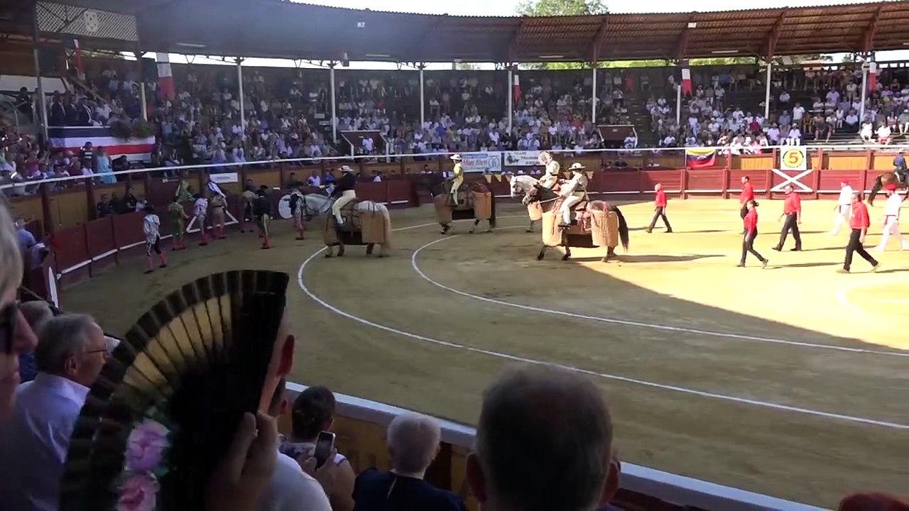 013.08.2023 Roquefort Novillos de Yonnet Novillada Piquée Le Paseo d Ouverture