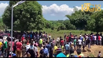 Rivyè Masak.- Mesaj ansyen Premye Dam Martine Moïse pou ankouraje travay kanal irigasyon an.