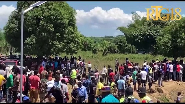 Rivyè Masak.- Mesaj ansyen Premye Dam Martine Moïse pou ankouraje travay kanal irigasyon an.