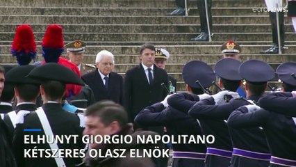 98 éves korában elhunyt Giorgio Napolitano volt olasz elnök