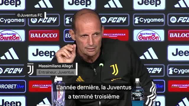 Juventus - Allegri ne veut pas entendre parler du titre