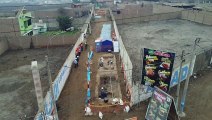 Trabalhadores peruanos encontram tumba inca em obra de tubulação de gás