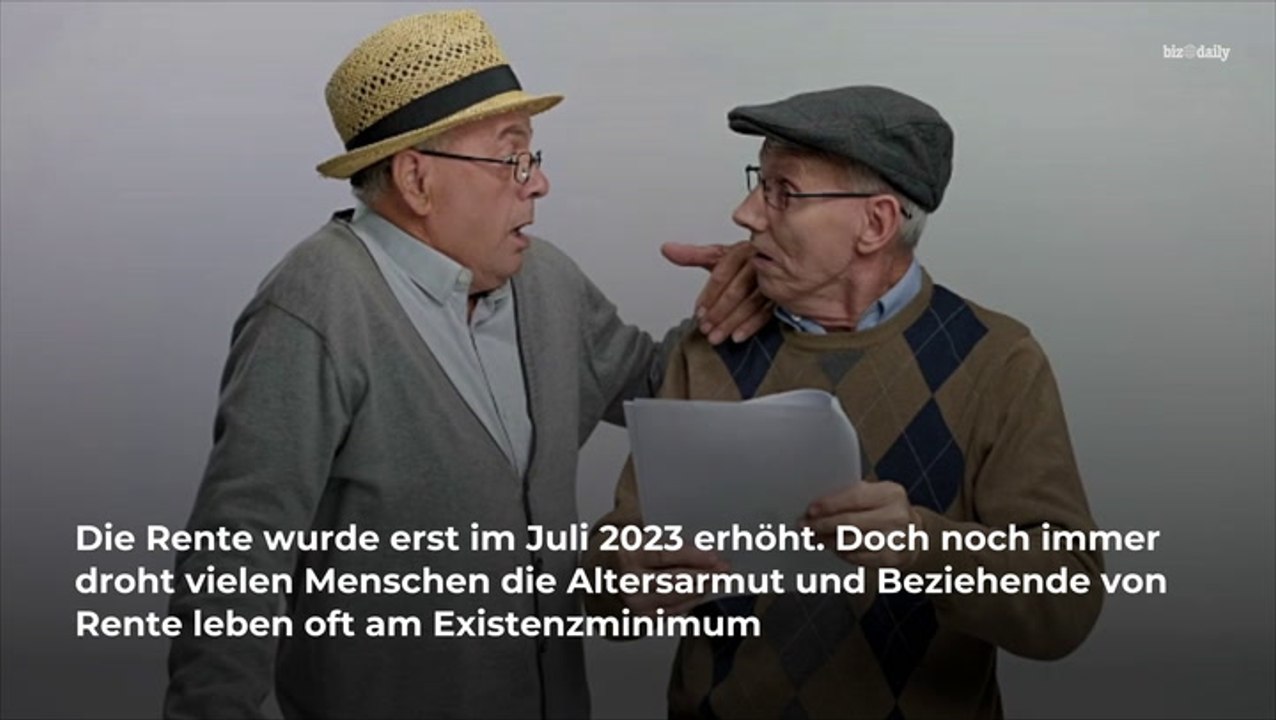 Rentner sind entsetzt: Bürgergeld höher als Rente