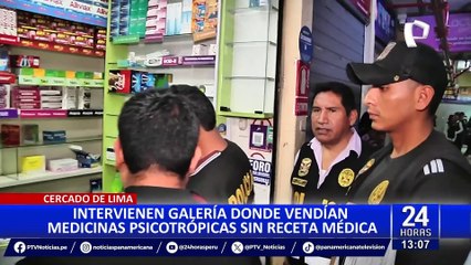 Pueblo Libre: intervienen galería donde vendían medicinas psicotrópicas sin receta médica